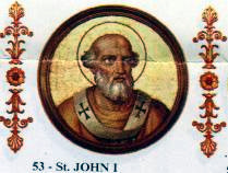 SZENT I. JÁNOS PÁPA